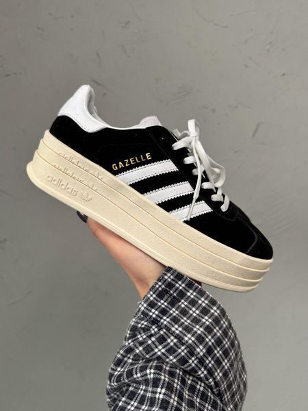 Кросівки Adidas Gazelle Platform Core Black HQ6912 фото