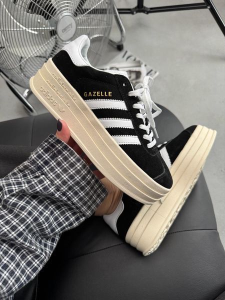 Кросівки Adidas Gazelle Platform Core Black HQ6912 фото