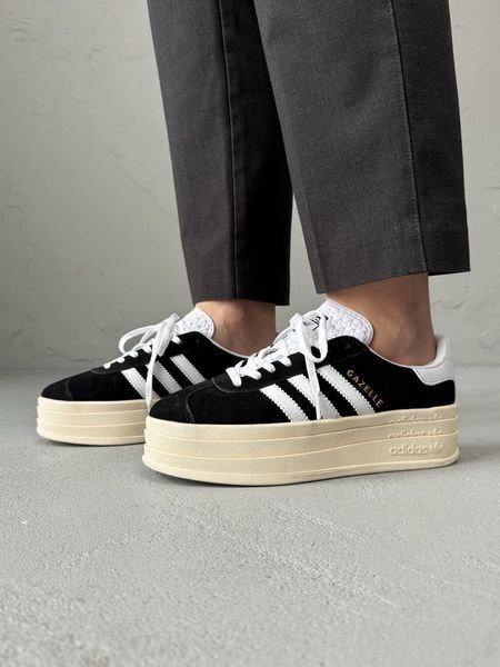 Кросівки Adidas Gazelle Platform Core Black HQ6912 фото