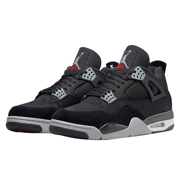 Кросівки Nike Jordan 4 Retro Black Canvas DH7138-006 фото