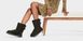 Уггі жіночі UGG Short Bailey Bow Classic 2 Black 1016225-BLK фото 4