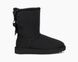 Уггі жіночі UGG Short Bailey Bow Classic 2 Black 1016225-BLK фото 3