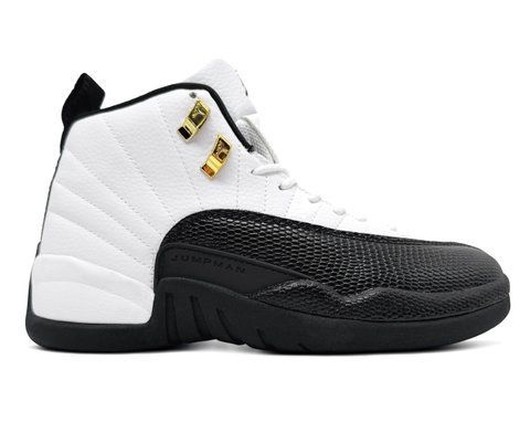 Кросівки Nike Air Jordan 12 Retro Taxi White Black CT8013-117 фото