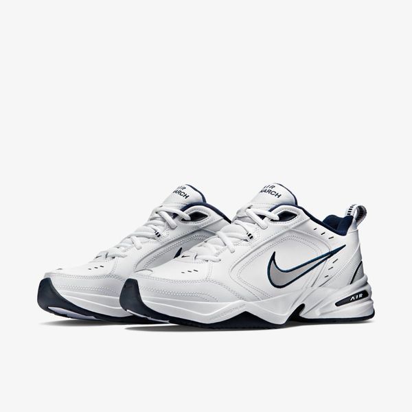 Кросівки чоловічі Nike Air Monarch IV White-Navy 415445-102 фото