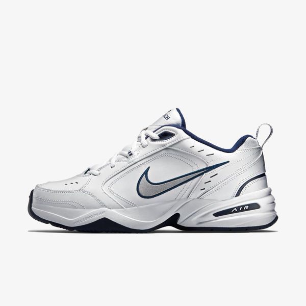 Кросівки чоловічі Nike Air Monarch IV White-Navy 415445-102 фото