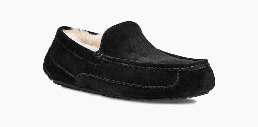 Мокасины UGG Mens Ascot Slipper Black 1101110-BLK фото