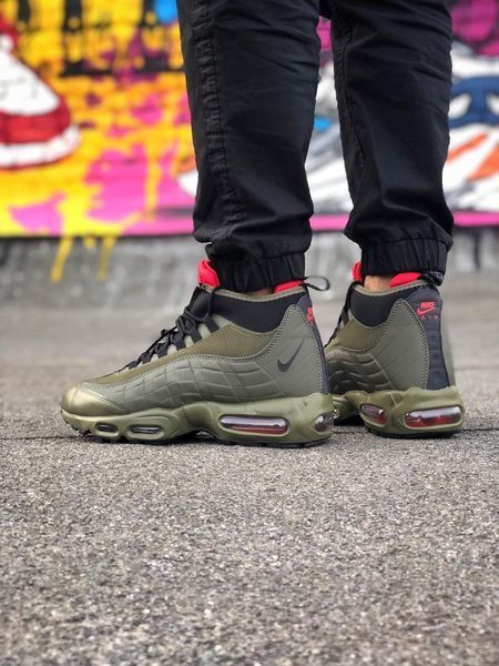 Кросівки чоловічі Nike Air Max 95 Sneakerboot Dark Loden 806809-300 фото