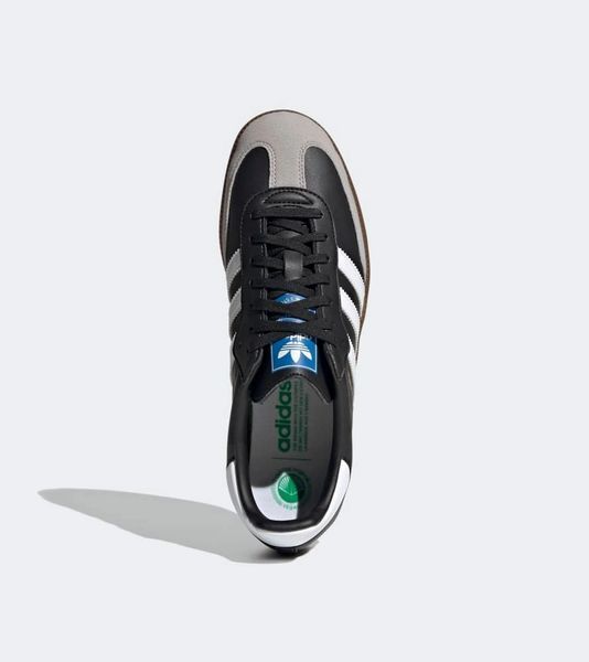 Кросівки Adidas Samba Vegan Black White Grey H01878 фото