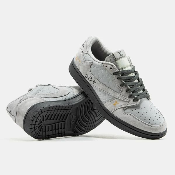 Кросівки чоловічі Nike Air Jordan 1 Low x Travis Scott x Louis Vuitton DM7866-754 фото