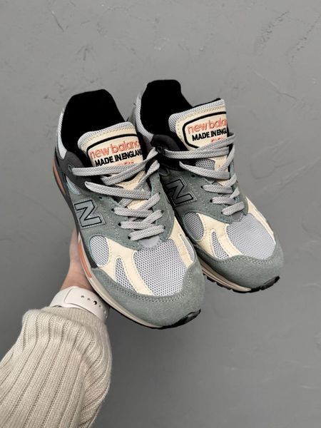 Кросівки чоловічі New Balance 991v2 Made In England Silver Blue Turbulence U991SG2 фото