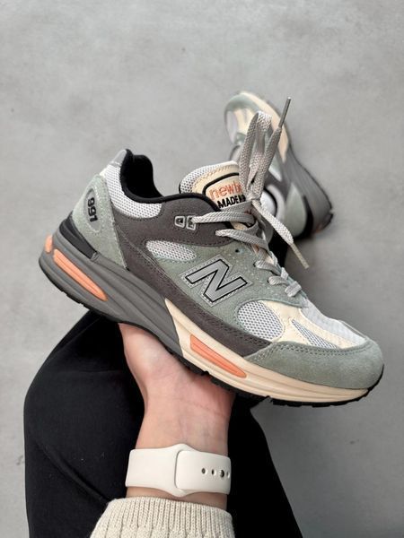 Кросівки чоловічі New Balance 991v2 Made In England Silver Blue Turbulence U991SG2 фото