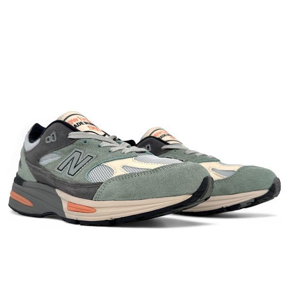 Кросівки чоловічі New Balance 991v2 Made In England Silver Blue Turbulence U991SG2 фото