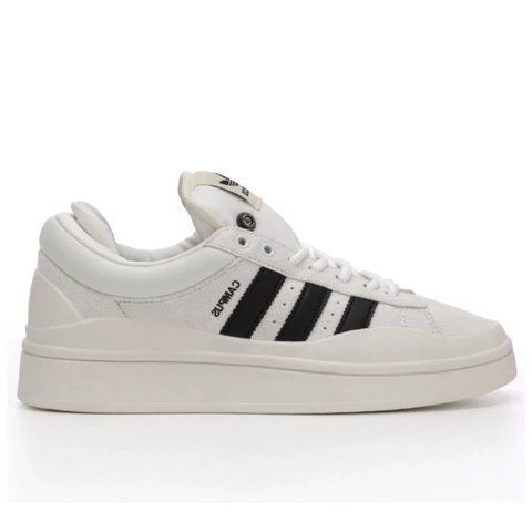 Кросівки Adidas Campus x Bad Banny White Black 14424 фото