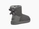 Уггі міні UGG Mini Classic 2 Bailey Bow Grey 1016501-GRY фото 1