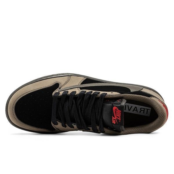 Кросівки чоловічі Nike Air Jordan 1 Low x Travis Scott Brown Black DM7866-642 фото