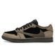 Кросівки чоловічі Nike Air Jordan 1 Low x Travis Scott Brown Black DM7866-642 фото 4