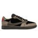 Кросівки чоловічі Nike Air Jordan 1 Low x Travis Scott Brown Black DM7866-642 фото 1