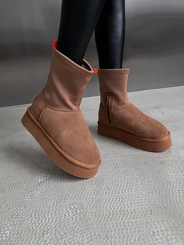 Жіночі Угі UGG Platform Dipper Boots Ginger 1025-CHE фото