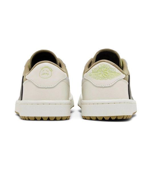 Кросівки чоловічі Nike Air Jordan 1 Retro Low Golf Travis Scott Neutral Olive FZ3124-200 фото