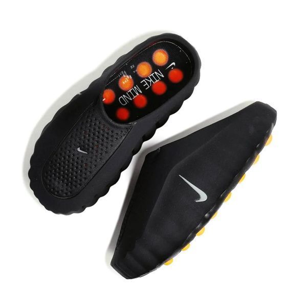 Шльопанці Nike Mind 001 Black Hyper Crimson  HQ4307-001 фото