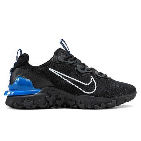 Кросівки чоловічі Nike React Vision Black Game Royal DV6491-001 фото
