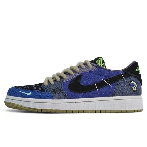 Кросівки Nike Jordan 1 Low Voodoo Alternate Blue Black DM7866-462 фото