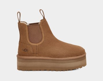 Угги женские UGG Neumel Platform Chelsea Каштан 1134526-CHE фото