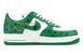 Кросівки louis vuitton nike air force 1 low by virgil abloh white green LU4154-W фото 1
