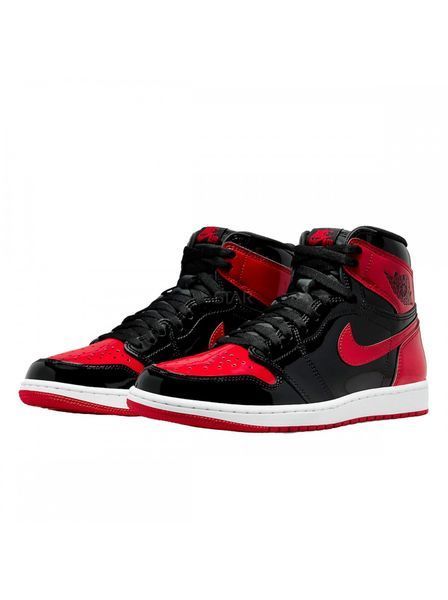 Кросівки Air Jordan 1 Retro High OG Patent Bred 555088-063 фото