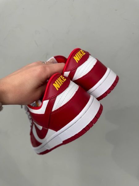 Кросівки Nike Dunk Low Red White DD1391-602 фото