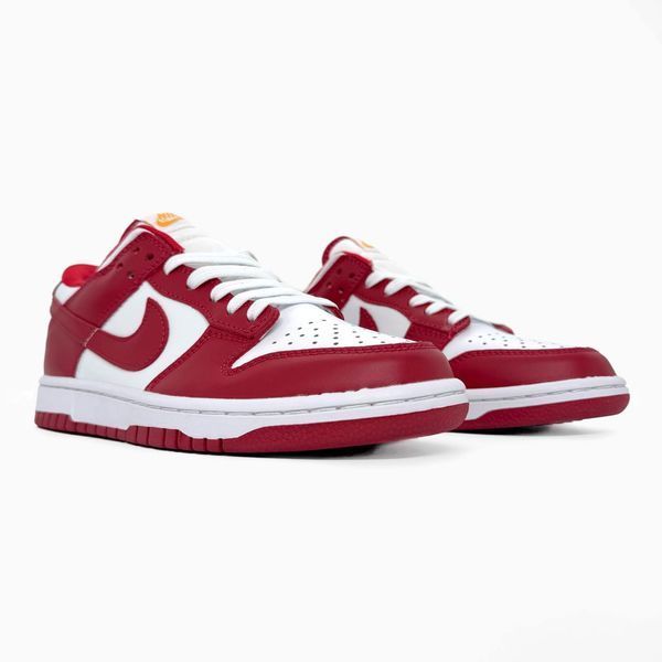 Кросівки Nike Dunk Low Red White DD1391-602 фото