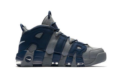Кросівки чоловічі Nike Air More Uptempo 96 Cool Grey Midnight Navy 921948-003 фото