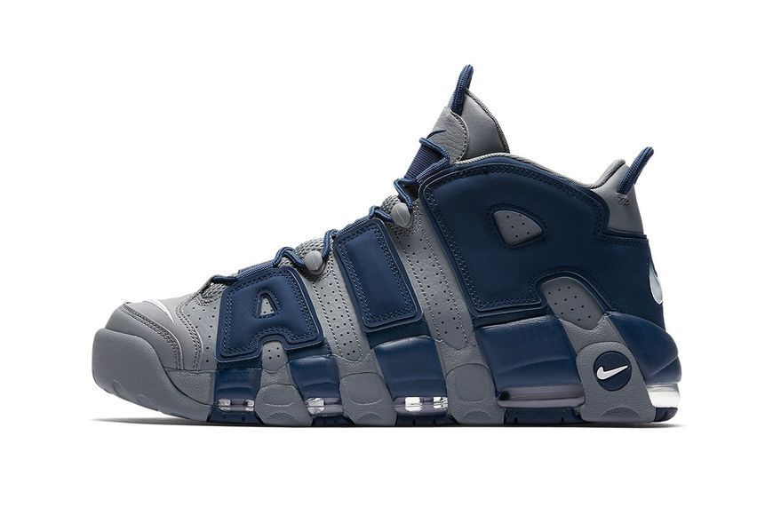 Кросівки чоловічі Nike Air More Uptempo 96 Cool Grey Midnight Navy 921948-003 фото