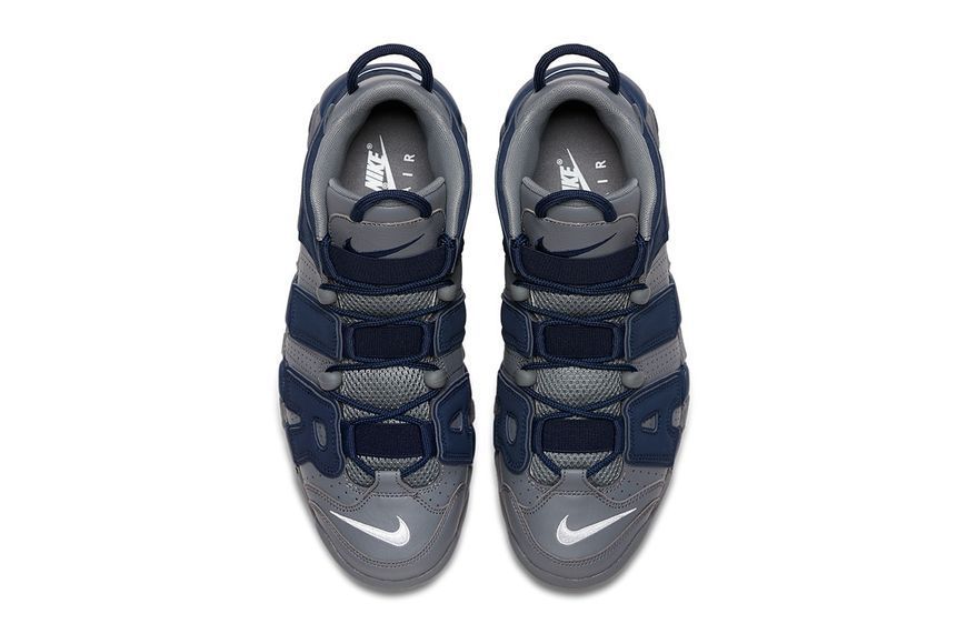 Кросівки чоловічі Nike Air More Uptempo 96 Cool Grey Midnight Navy 921948-003 фото