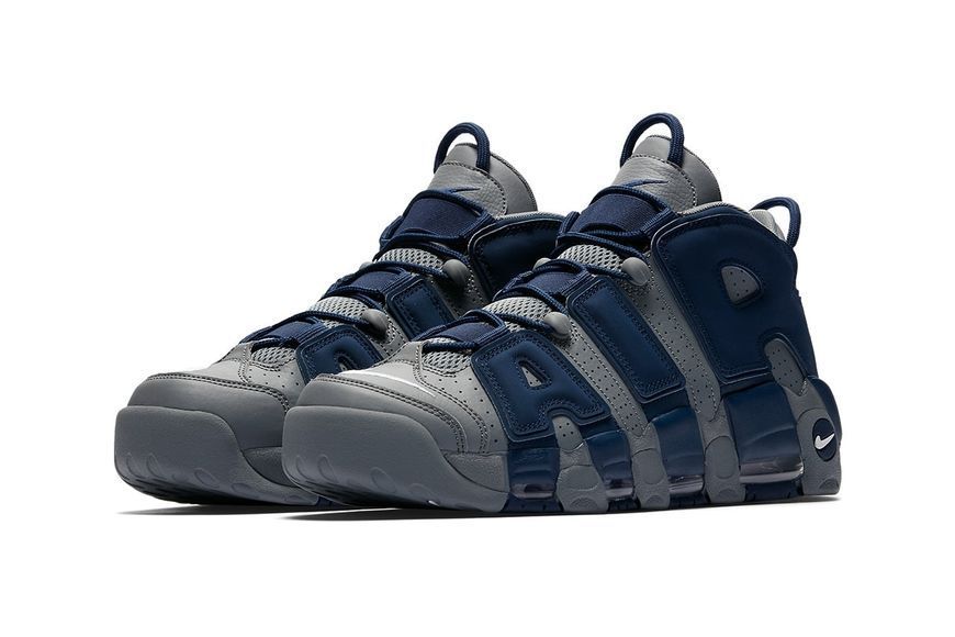 Кросівки чоловічі Nike Air More Uptempo 96 Cool Grey Midnight Navy 921948-003 фото