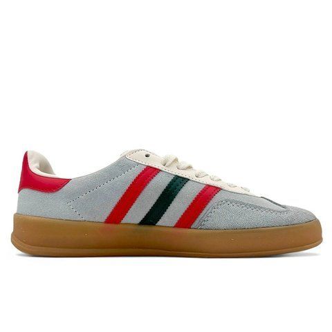Кросівки Adidas Gazelle Indoor Blue Dawn College Burgundy Green IG4994 фото