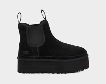 Уггі жіночі UGG Neumel Platform Chelsea Чорні 1134526-BLK фото