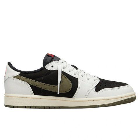 Кросівки Nike Jordan 1 Low x Travis Scott Olive DZ4137-106 фото