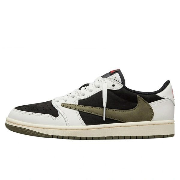 Кросівки Nike Jordan 1 Low x Travis Scott Olive DZ4137-106 фото