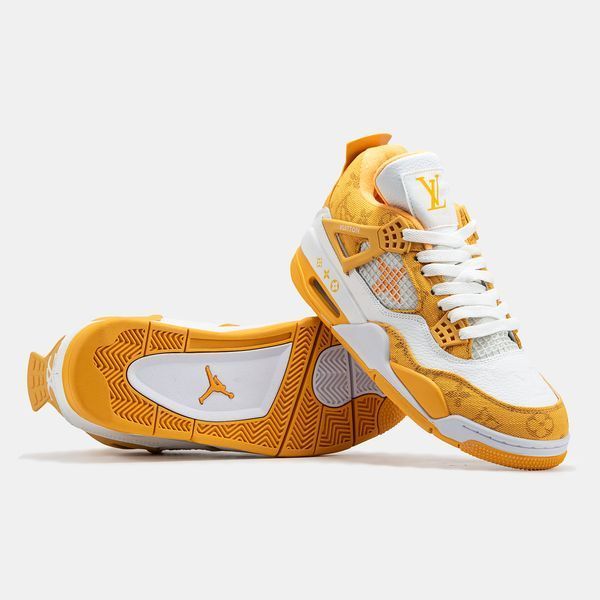Кросівки чоловічі Nike Air Jordan 4 x Louis Vuitton Yellow FZ4810-962 фото
