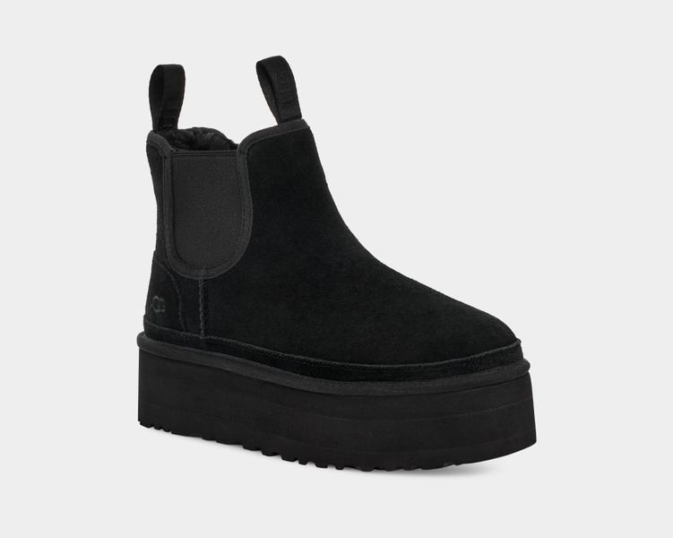 Уггі жіночі UGG Neumel Platform Chelsea Чорні 1134526-BLK фото