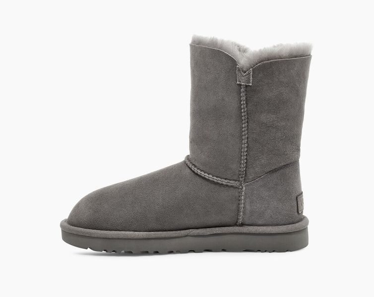 Уггі жіночі UGG Short Bailey Button Classic 2 Grey 1016226-GRY фото