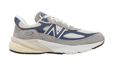 Кросівки чоловічі New Balance 990v6 Made in USA Grey-Navy U990TC6 фото