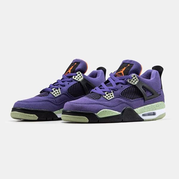 Кросівки чоловічі Air Jordan Retro 4 Canyon Purple AQ9129-500 фото