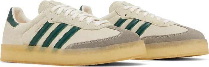 Кросівки чоловічі Adidas Clarks 8th Street Samba by Ronnie Fieg Chalk White Green Homme ID7297 фото