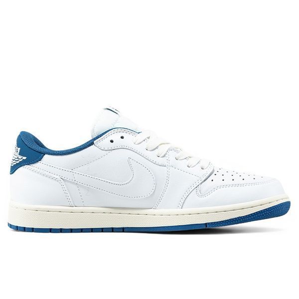 Кросівки Nike Jordan 1 Retro Low OG SP x Fragment Design x Travis Scott Sail Military Blue DM7866-104 фото