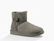 Угги женские UGG Mini Bailey Button Classic ll Серые 1016422-GRY фото 2