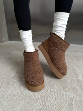 Жіночі Угі UGG Mini Platform Teddy Ginder 1036-CHO фото