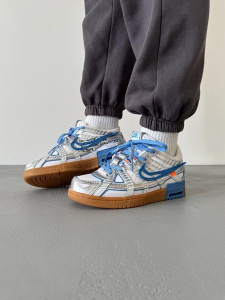 Кросівки Nike Air Rubber Dunk Off-White UNC CU6015-100 фото