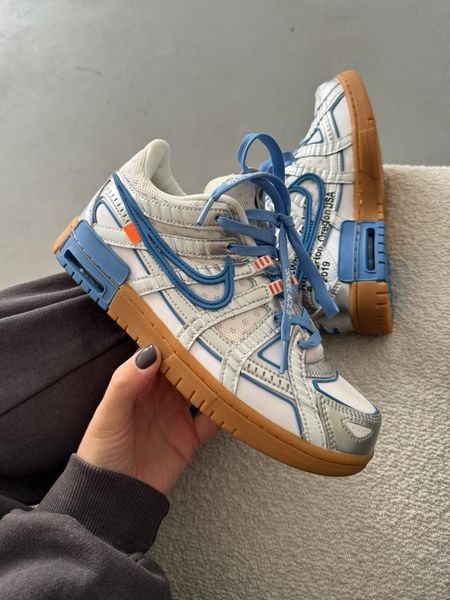 Кросівки Nike Air Rubber Dunk Off-White UNC CU6015-100 фото